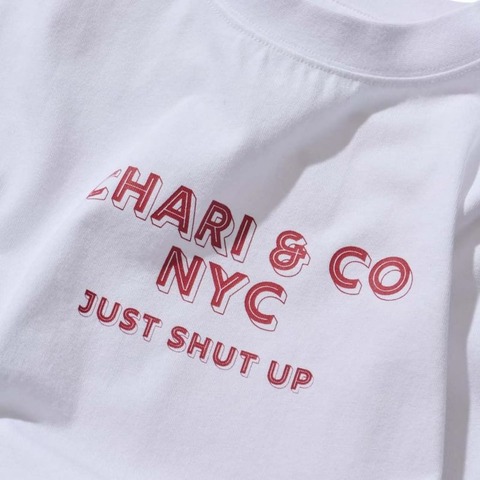 【CHARI＆CO】JUST SHUT UP TEE