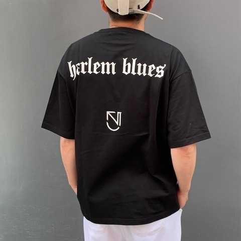 【HARLEM BLUES】GERMAN LOGO WIDE TEE