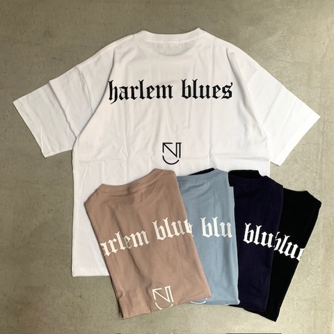 【HARLEM BLUES】GERMAN LOGO WIDE TEE