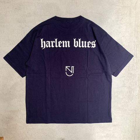 【HARLEM BLUES】GERMAN LOGO WIDE TEE