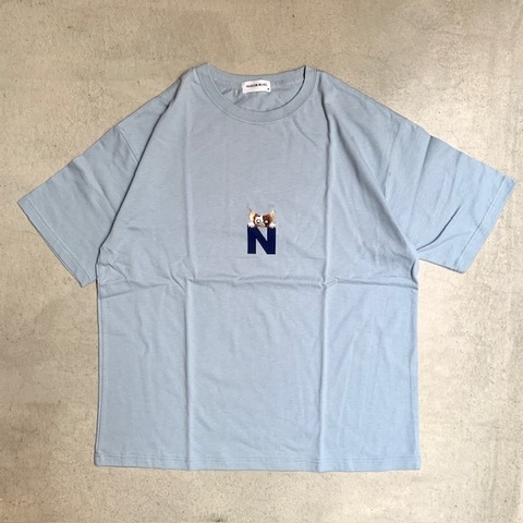 【HARLEM BLUES】N LOGO WIDE TEE