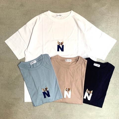 【HARLEM BLUES】N LOGO WIDE TEE