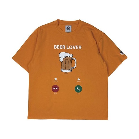 【YOIDORE】Beer Incoming call TEE