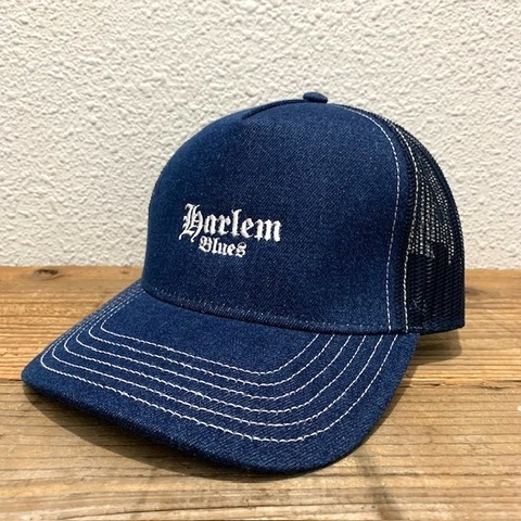 【HARLEM BLUES】Harlem Blues DENIM MESH CAP