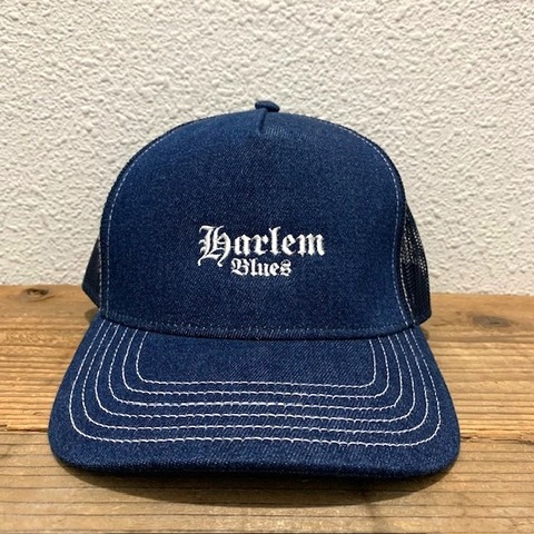 【HARLEM BLUES】Harlem Blues DENIM MESH CAP