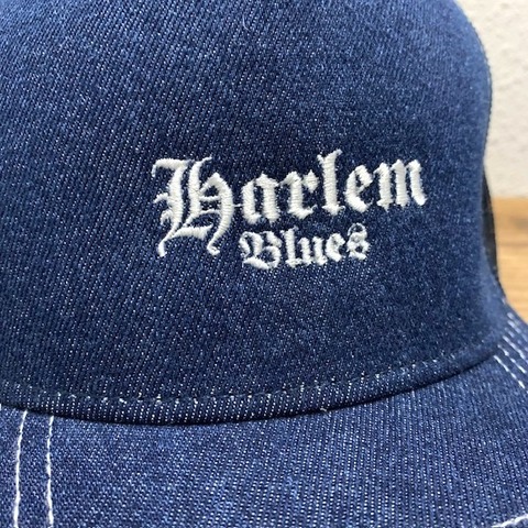 【HARLEM BLUES】Harlem Blues DENIM MESH CAP