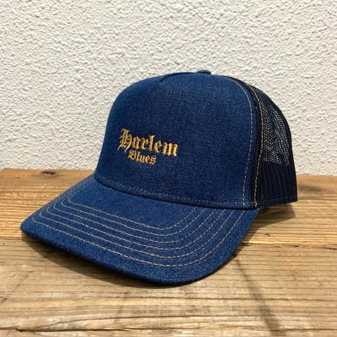 【HARLEM BLUES】Harlem Blues DENIM MESH CAP