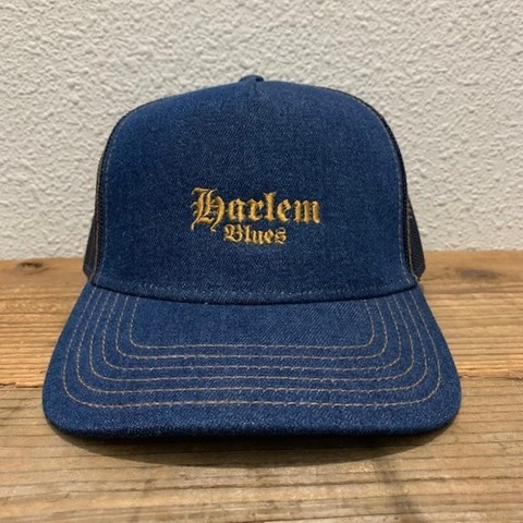 【HARLEM BLUES】Harlem Blues DENIM MESH CAP