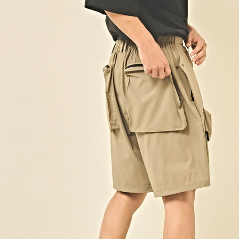 【Kelen】4WAY STRETCH UTILITY SHORTS / AMUN