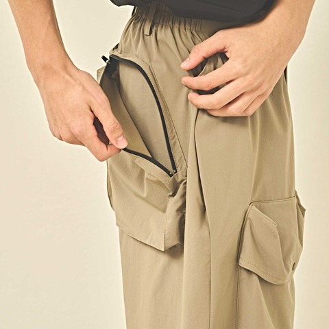 【Kelen】4WAY STRETCH UTILITY SHORTS / AMUN