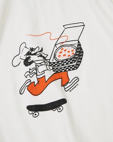 【FREE RAGE】”Delivery Pizza” リサイクルコットンTee