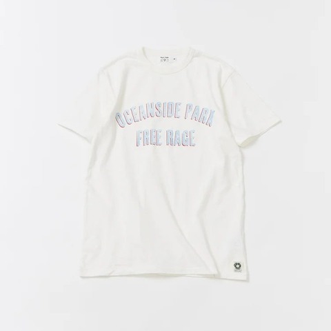 【FREE RAGE】”OCEANSIDE PARK” リサイクルコットンTee