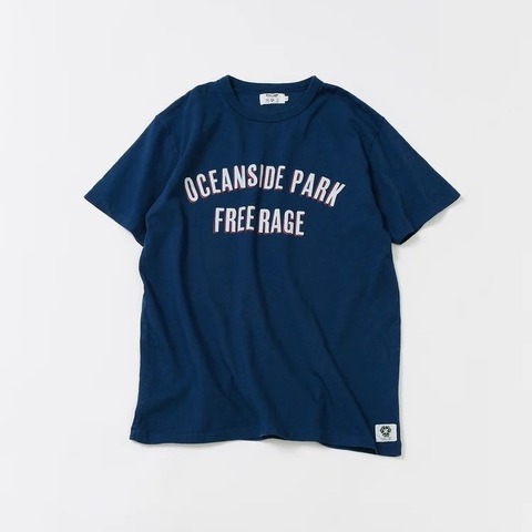 【FREE RAGE】”OCEANSIDE PARK” リサイクルコットンTee