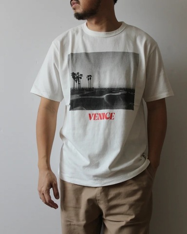 【FREE RAGE】”VENICE” リサイクルコットンTee