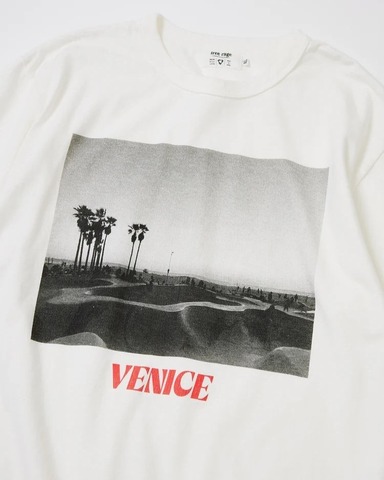 【FREE RAGE】”VENICE” リサイクルコットンTee