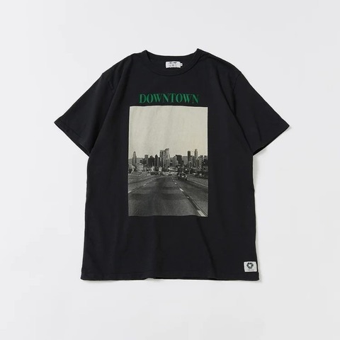 【FREE RAGE】”DOWNTOWN” リサイクルコットンTee