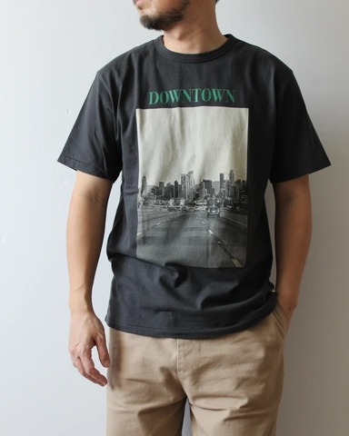 【FREE RAGE】”DOWNTOWN” リサイクルコットンTee