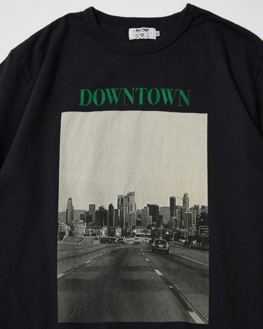 【FREE RAGE】”DOWNTOWN” リサイクルコットンTee