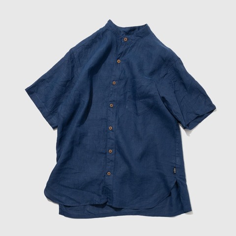 【GOHEMP】NO COLLAR S/SL SHIRTS