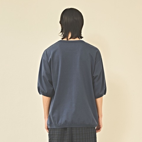 【Kelen】SIDE POCKET SWEAT TEE / GRAS-2