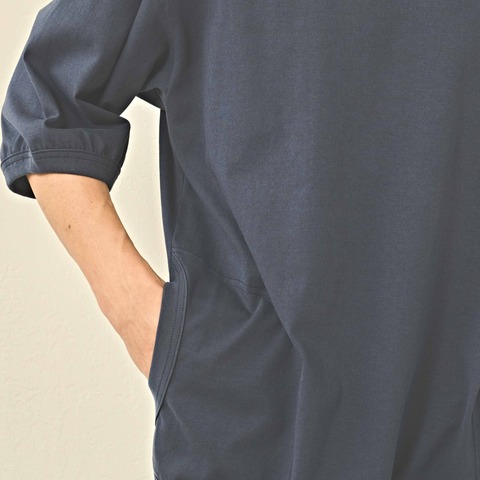 【Kelen】SIDE POCKET SWEAT TEE / GRAS-2