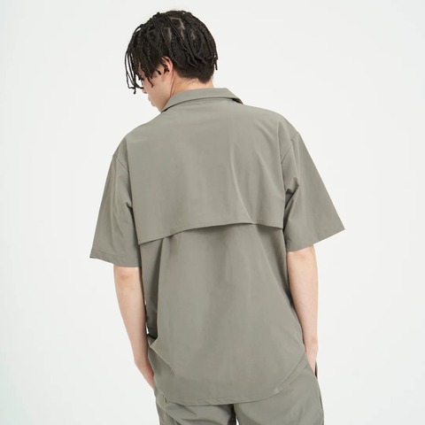 【SALE30％OFF★FLASH PACKER】XNS-BLOCK ストレッチナイロン S/Sシャツ