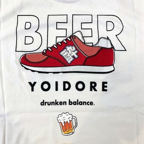 【YOIDORE】ビールとスニーカーTEE