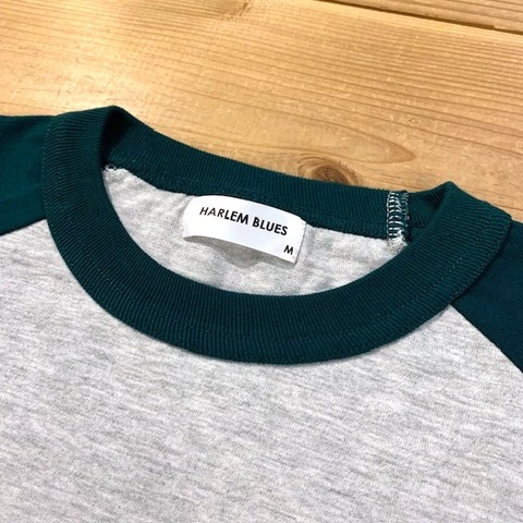 【HARLEM BLUES】HB RECORD RAGLAN TEE