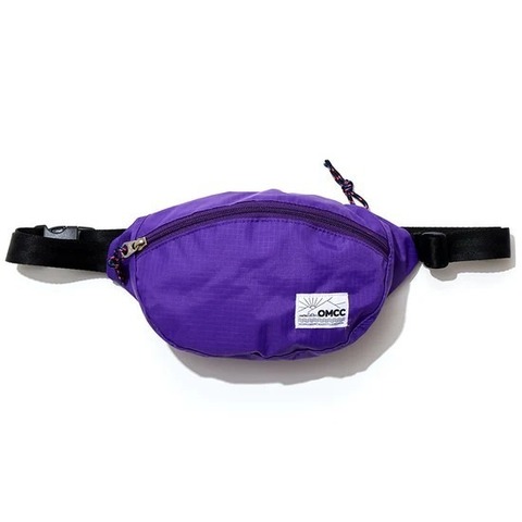 【OMCC】Packable Fannypack Round - Ripstop Nylon Solid S