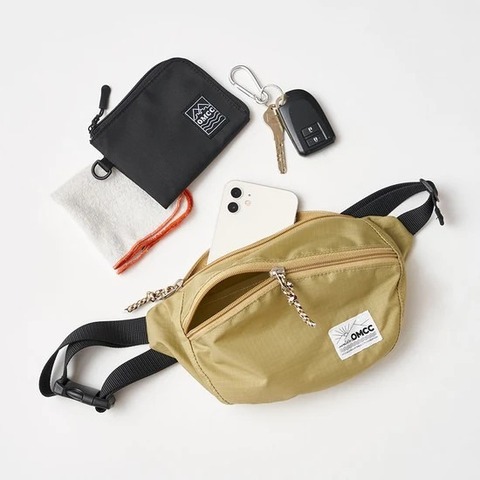 【OMCC】Packable Fannypack Round - Ripstop Nylon Solid S