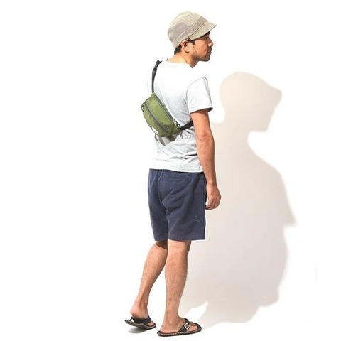 【OMCC】Packable Fannypack Round - Ripstop Nylon Solid S