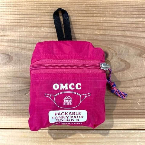 【OMCC】Packable Fannypack Round - Ripstop Nylon Solid S