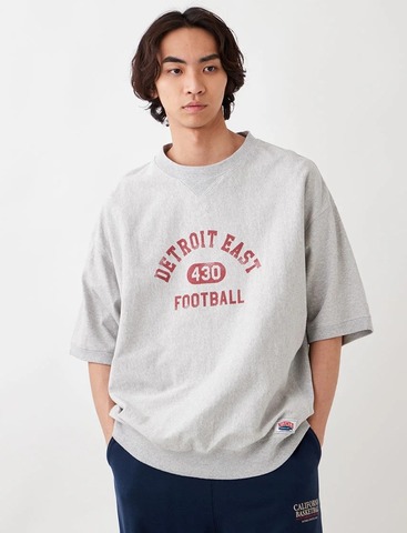 【SALE30％OFF★NUTMEG】FOOTBALL 天竺スウェットBIG T