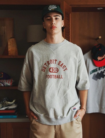 【SALE30％OFF★NUTMEG】FOOTBALL 天竺スウェットBIG T