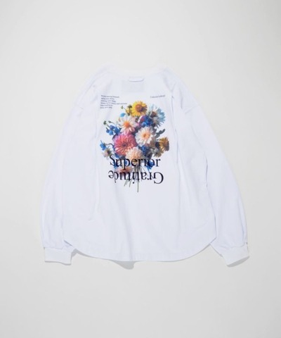 【SUPERTHANKS】’Flower’ L/S T-shirt