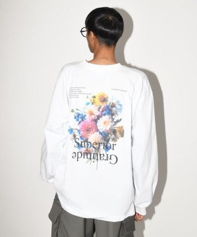 【SUPERTHANKS】’Flower’ L/S T-shirt