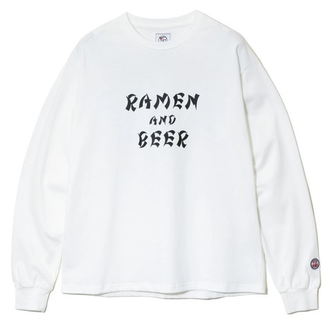 【YOIDORE】ラーメンとビール L/S TEE