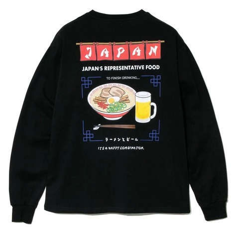 【YOIDORE】ラーメンとビール L/S TEE