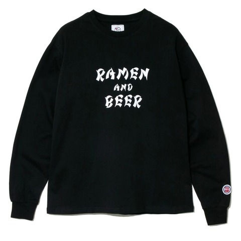 【YOIDORE】ラーメンとビール L/S TEE