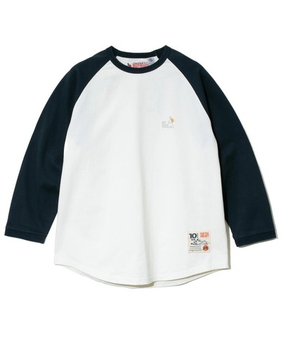 【go slow caravan】超ヘビーUSA/C 8分袖ゆったりBB TEE