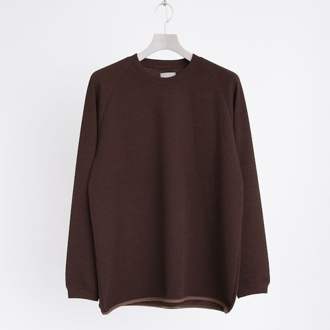 【CURLY＆Co.】SOFT RIPPLE JERSEY L/S TEE