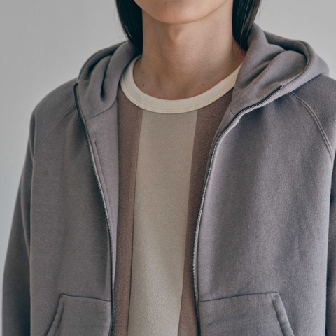 【CURLY＆Co.】RAFFY ZIP PARKA -solid brushed-