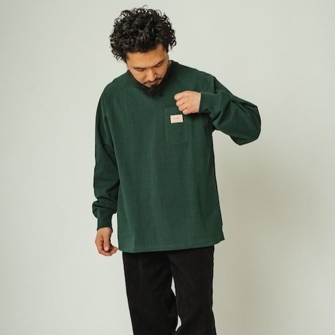 【BIG MIKE】10OZ Sunglasses 3 Pocket L/S Tee