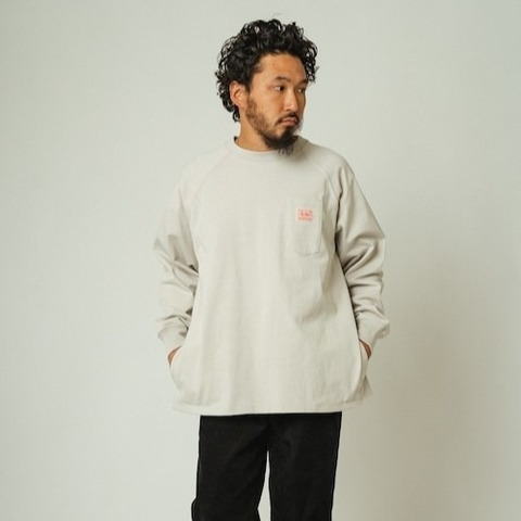 【BIG MIKE】10OZ Sunglasses 3 Pocket L/S Tee