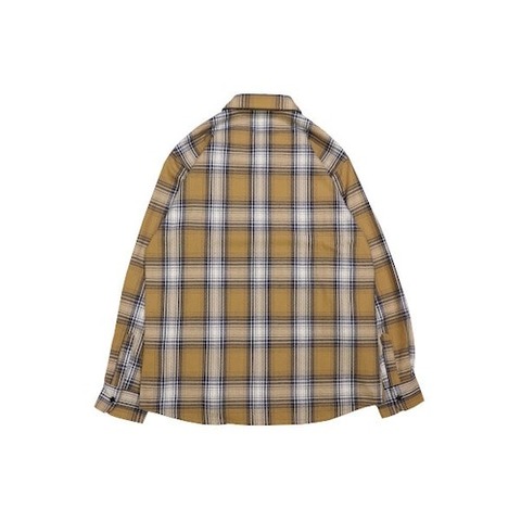 【BIG MIKE】HEAVY FLANNEL SHIRTS / BGE×WHT