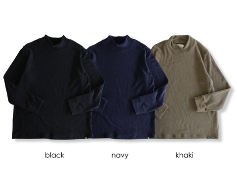 【LiSS】STRETCH FLEECE MOCKNECK CUTSEW