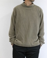 【LiSS】STRETCH FLEECE MOCKNECK CUTSEW