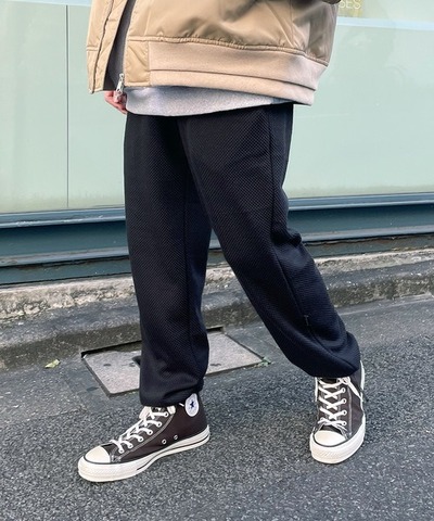 【SUPERTHANKS】CHECKRED KNIT TRACK PANTS