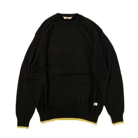 【ORGANICSTA】ORGANIC COTTON LINKING CREWNECK SWEATER