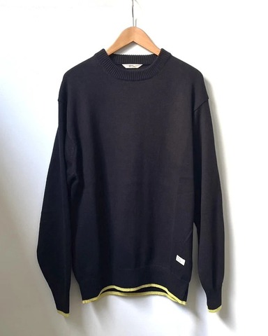 【ORGANICSTA】ORGANIC COTTON LINKING CREWNECK SWEATER